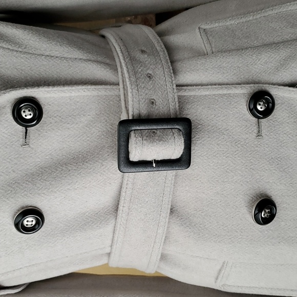 THE LIMITED Double Breasted Belted Wool Blend Pea Coat SIZE: S - Picture 5 of 13